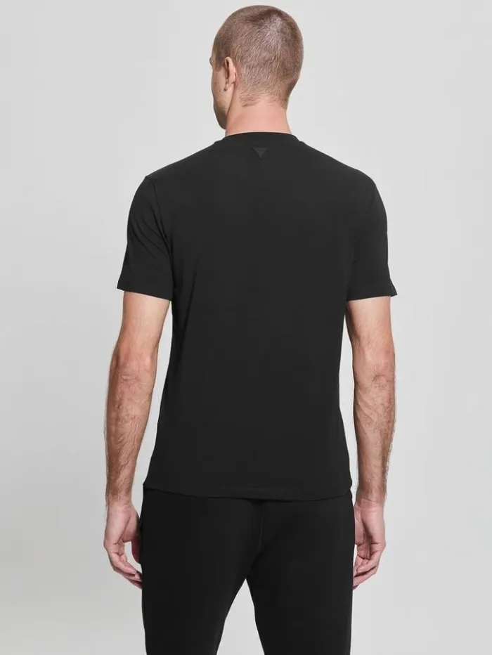 Men GUESS TShirts and Tanks Eco Alphy Tee Black