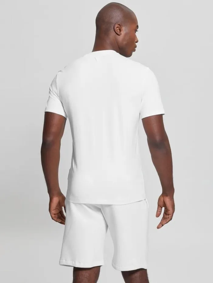 Men GUESS TShirts and Tanks Eco Alphy Tee Blancscuffy