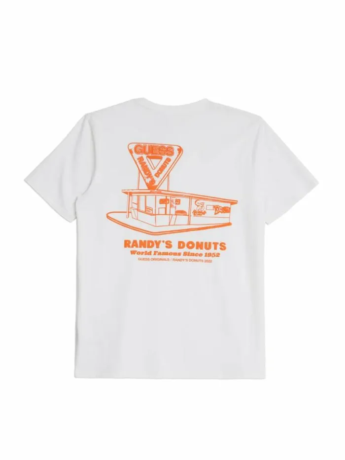 Men GUESS TShirts and Tanks GUESS Originals X Randy039s Donuts Tee Pure White Men GUESS TShirts and Tanks GUESS Originals X Randy039s Donuts Tee Pure White