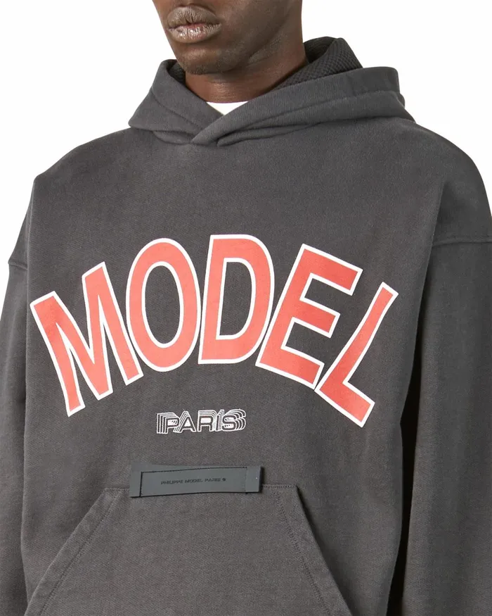 Men Hoodie 8211 Midnight Blue Paris Philippe Model Paris Knitwear And Sweatshirts