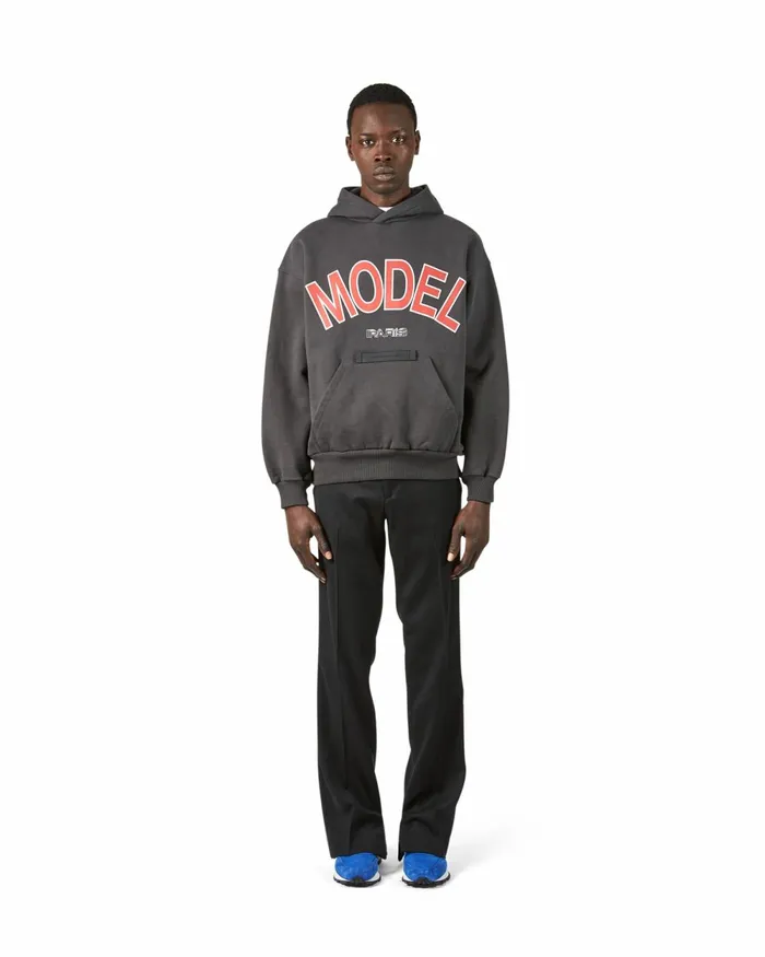 Men Hoodie 8211 Midnight Blue Paris Philippe Model Paris Knitwear And Sweatshirts