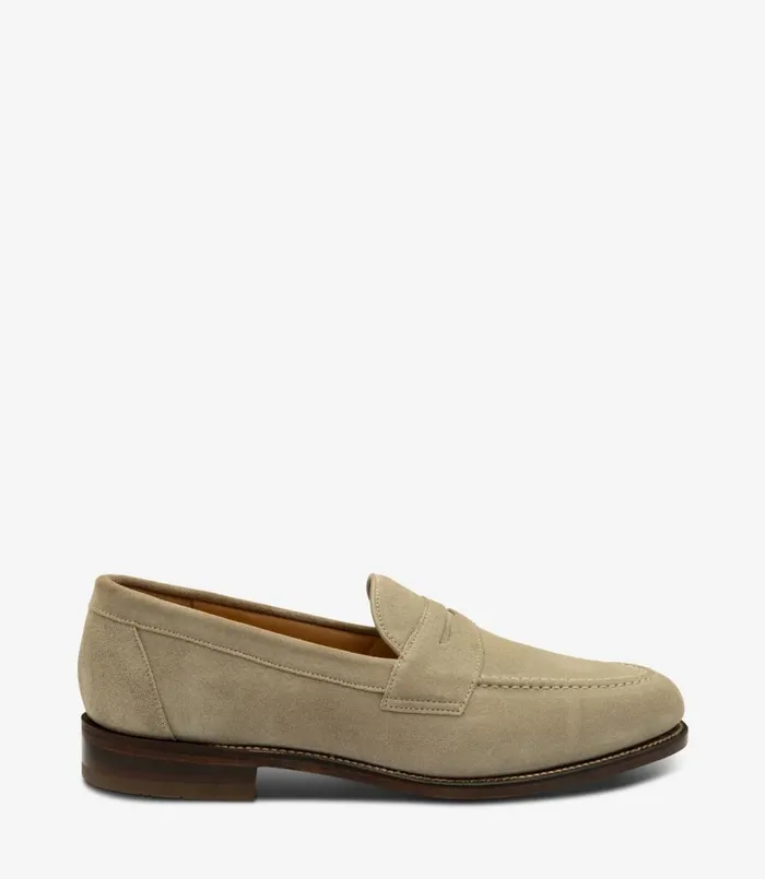 Men Imperial Sand Suede Loake Loafers