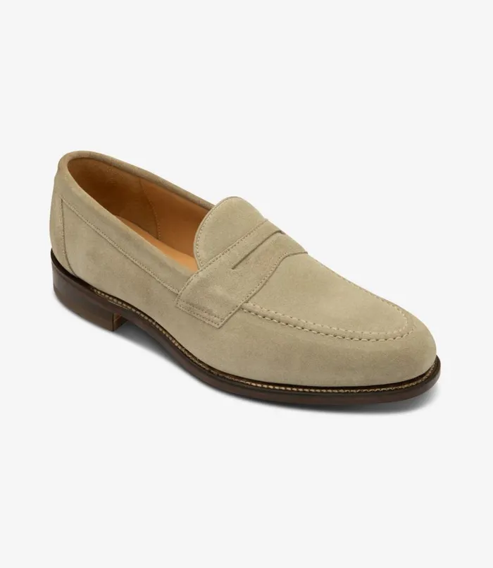 Men Imperial Sand Suede Loake Loafers Men Imperial Sand Suede Loake Loafers