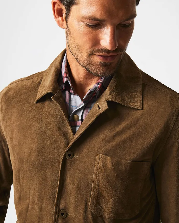 Men Jackets and Outerwear Billy Reid Ranch Jacket Uniform Green