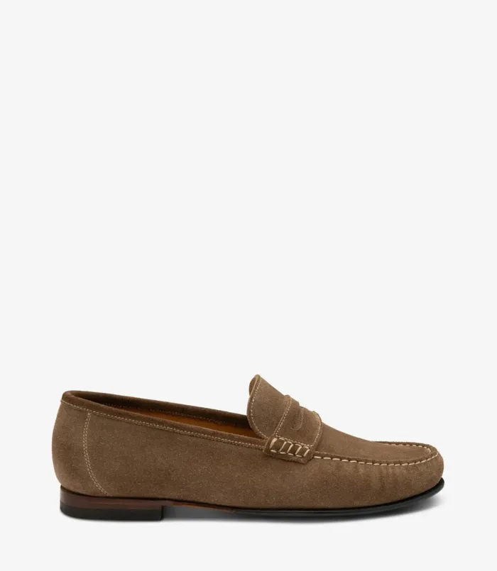 Men Jefferson Flint Suede Loake Loafers
