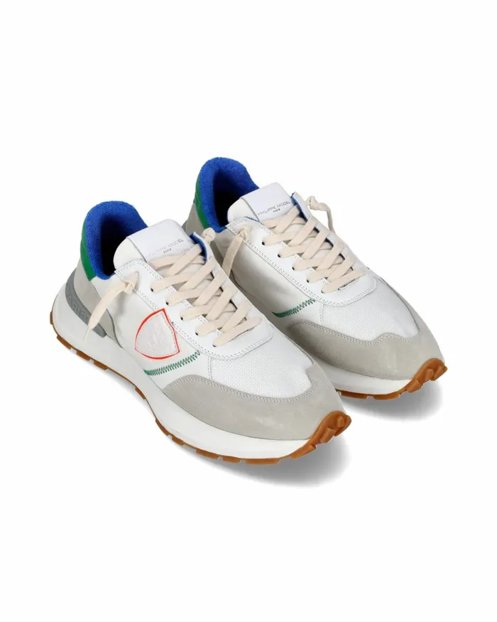 MenKids Antibes Sneakers WhiteBlue Shoes Paris Philippe Model Paris Running