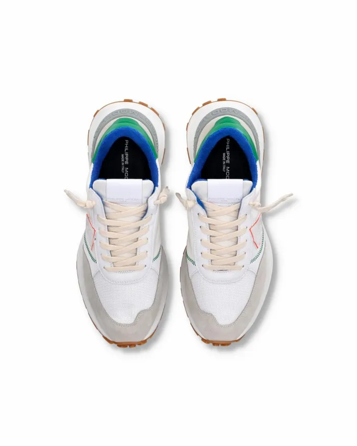 MenKids Antibes Sneakers WhiteBlue Shoes Paris Philippe Model Paris Running