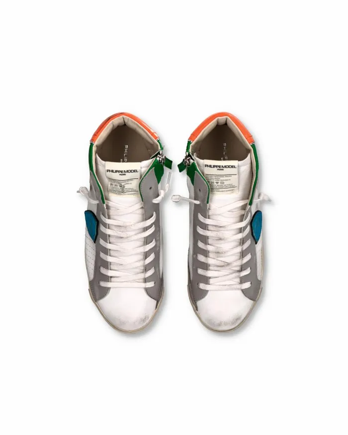 MenKids Prsx Sneakers WhiteGreen Shoes Philippe Model Paris Casual