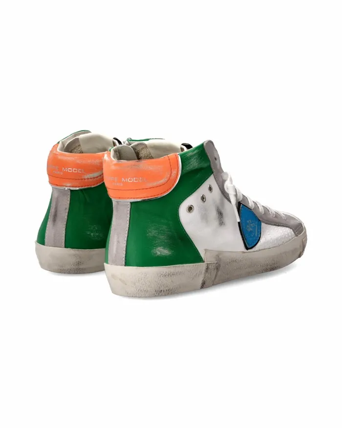 MenKids Prsx Sneakers WhiteGreen Shoes Philippe Model Paris Casual