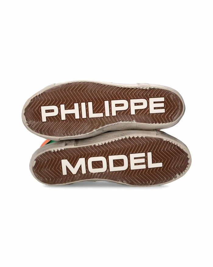 MenKids Prsx Sneakers WhiteGreen Shoes Philippe Model Paris Casual