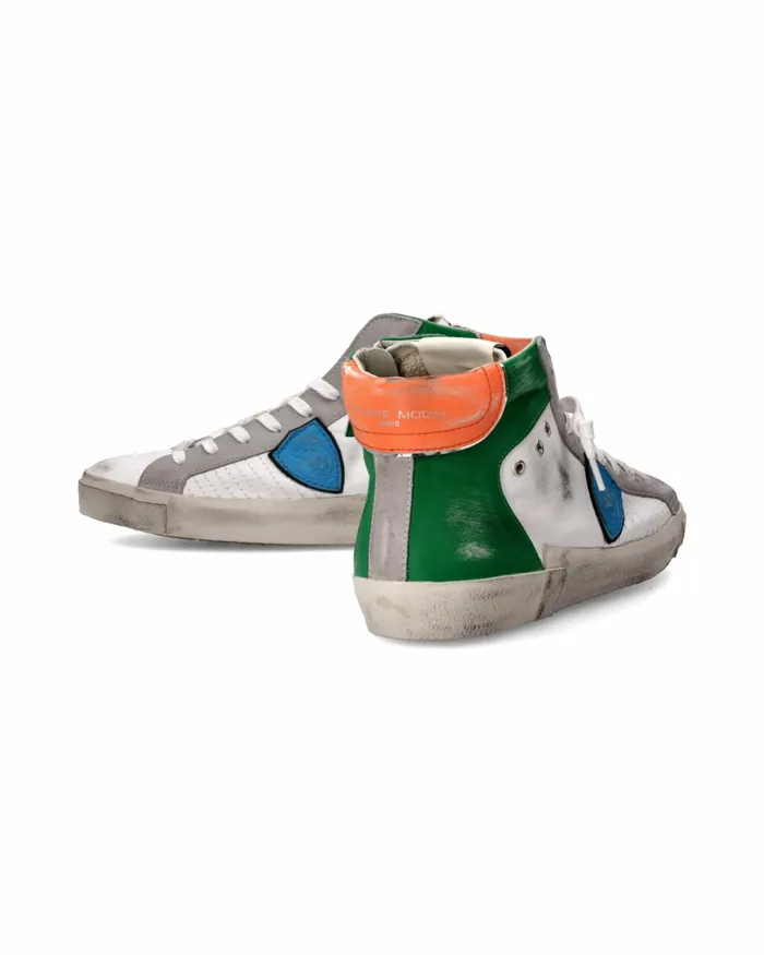 MenKids Prsx Sneakers WhiteGreen Shoes Philippe Model Paris Casual
