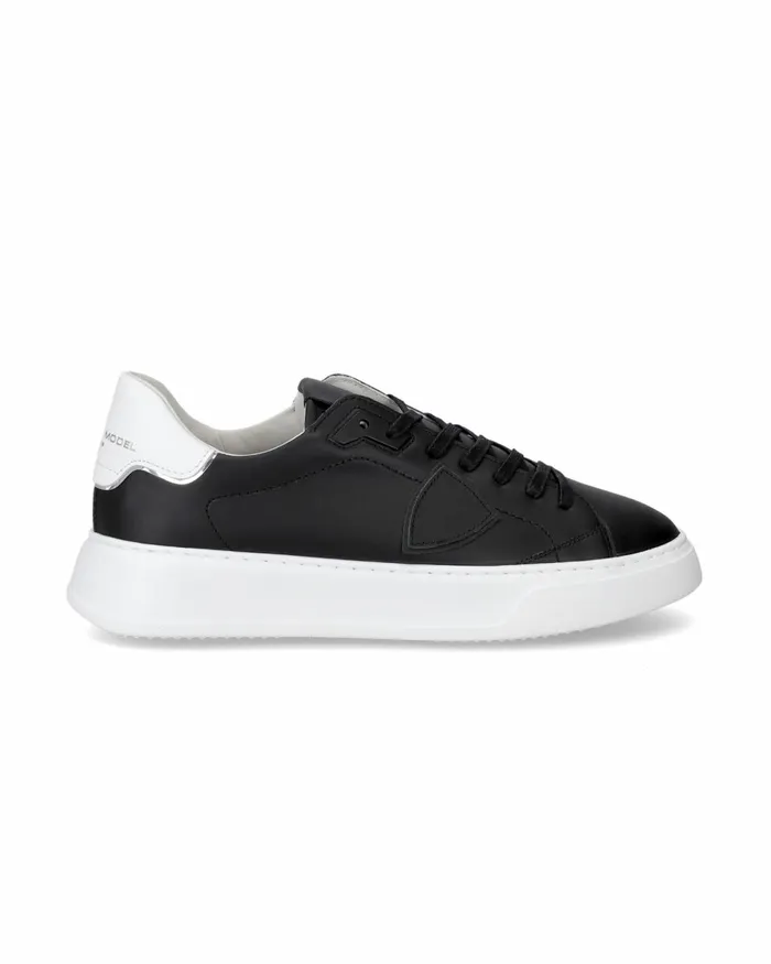 MenKids Temple Sneakers BlackWhite Shoes Paris Philippe Model Paris Minimal