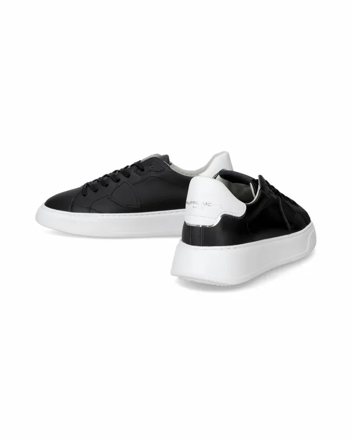 MenKids Temple Sneakers BlackWhite Shoes Paris Philippe Model Paris Minimal