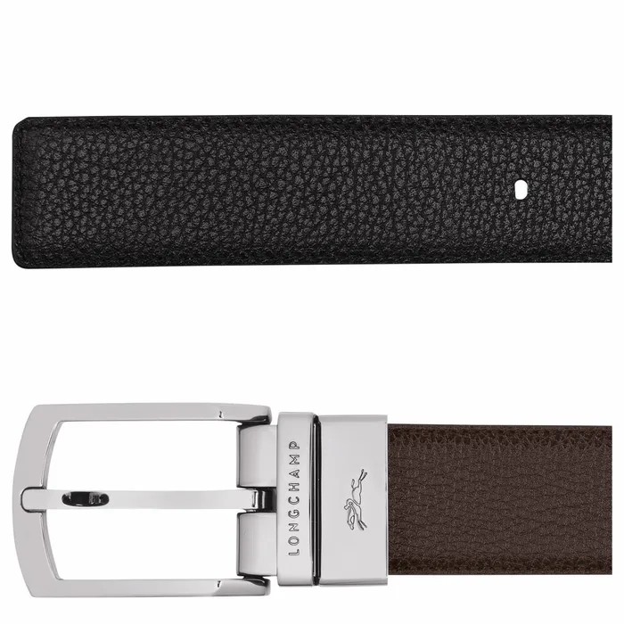 Men Le Foulonn Men039s Belt MochaBlack Longchamp Belts