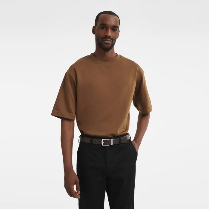 Men Le Foulonn Men039s Belt MochaBlack Longchamp Belts
