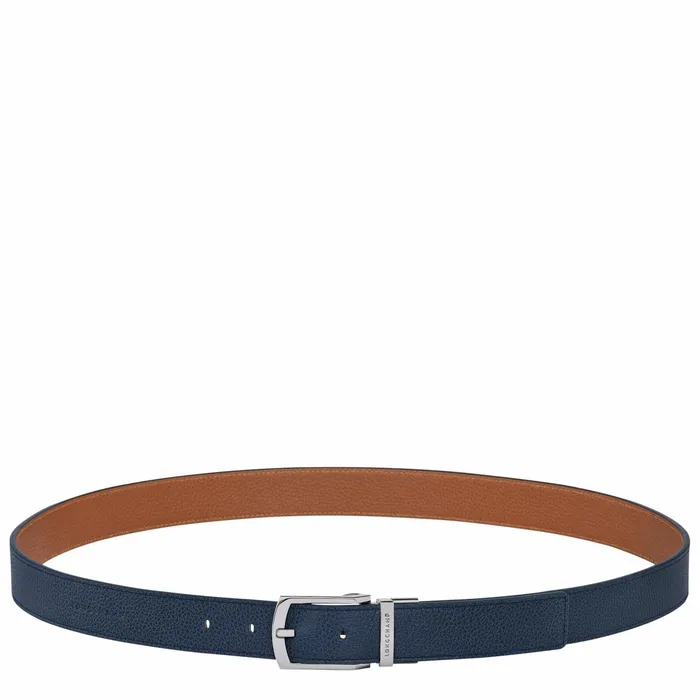Men Le Foulonn Men039s Belt NavyCaramel Longchamp Belts