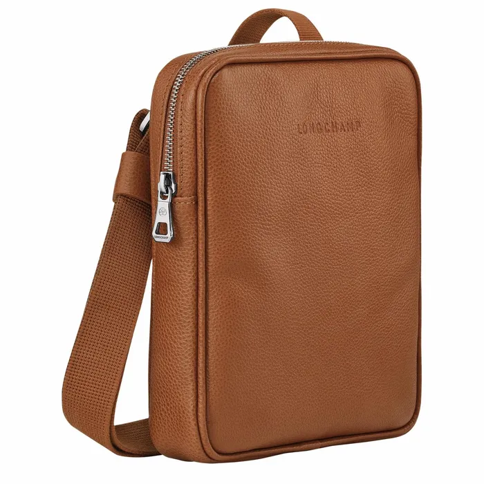 Men Le Foulonn XS Crossbody Bag Caramel Longchamp Crossbody Bags