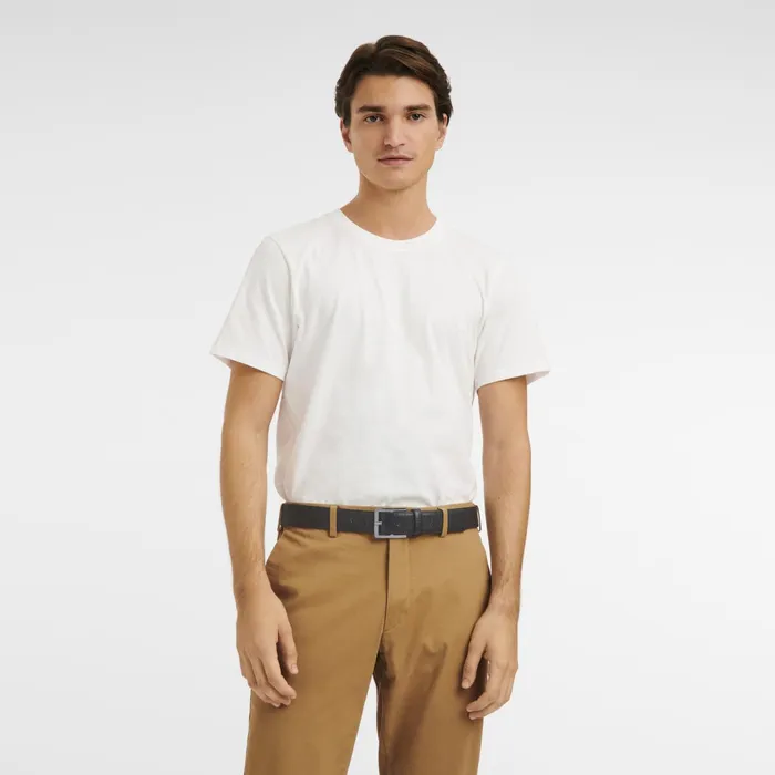 Men Le Pliage Men039s Belt Black Longchamp Belts