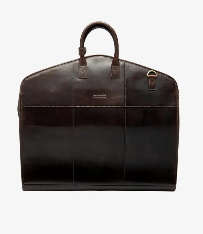 Men London Suit Carrier Brown Loake Overnight and Wash Bags