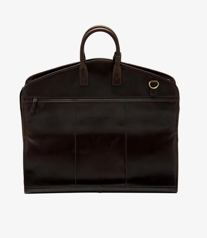 Men London Suit Carrier Brown Loake Overnight and Wash Bags
