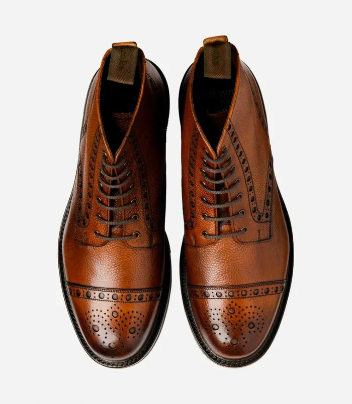 Men Loxley Mahogany Grain Loake Boots Men Loxley Mahogany Grain Loake Boots