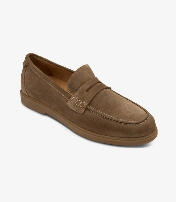 Men Lucca Flint Suede Loake Loafers Men Lucca Flint Suede Loake Loafers