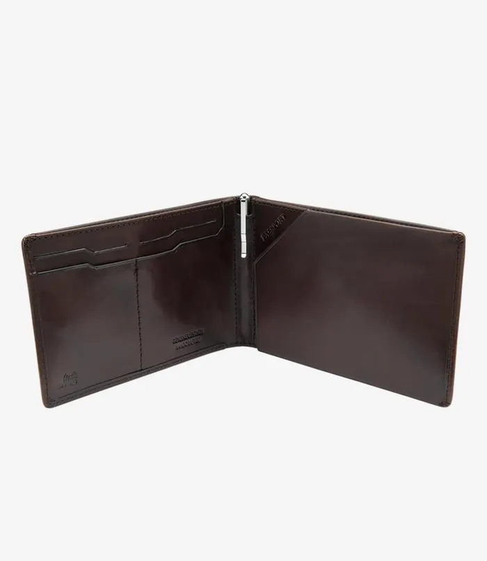Men Luxury Travel Wallet Dark Brown Loake Wallets Card Holders