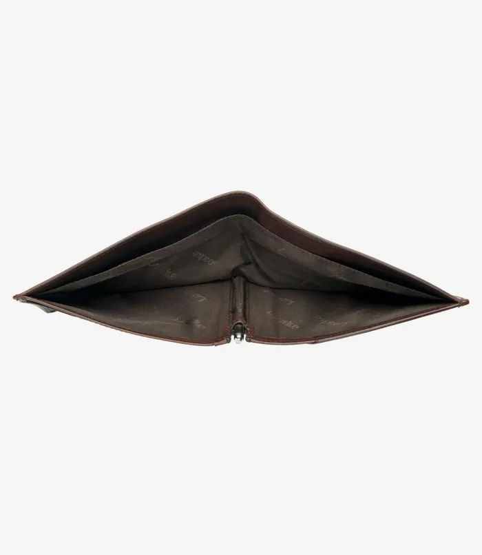 Men Luxury Travel Wallet Dark Brown Loake Wallets Card Holders