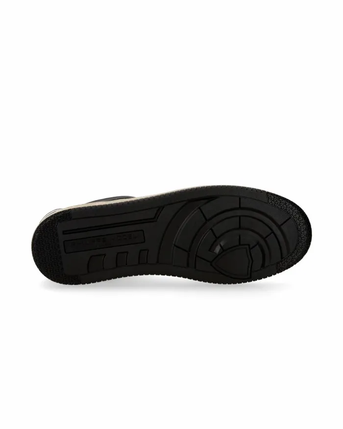 Men Lyon Sneakers BlackOrange Shoes Philippe Model Paris Street