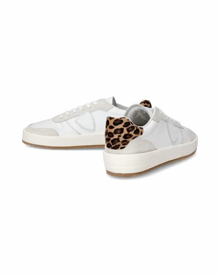 Men Nice Sneakers White Shoes Paris Philippe Model Paris Street