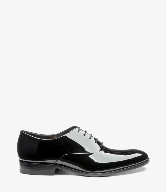 Men Patent Black Loake Plain Ties