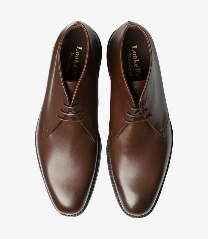 Men Pimlico Dark Brown Loake Boots Men Pimlico Dark Brown Loake Boots