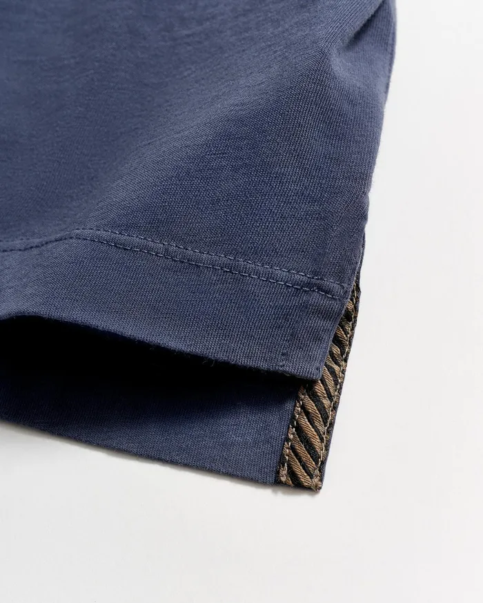 Men Polos Tees and Henleys Billy Reid Long Sleeve Pensacola Polo Navy