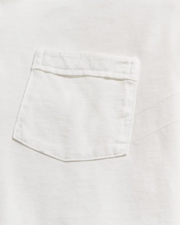Men Polos Tees and Henleys Billy Reid Pensacola Polo White