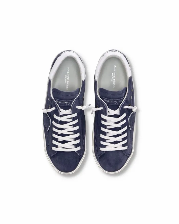 Men Prsx Low Sneakers Blue Shoes Paris Philippe Model Paris Casual