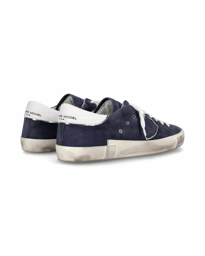 Men Prsx Low Sneakers Blue Shoes Paris Philippe Model Paris Casual