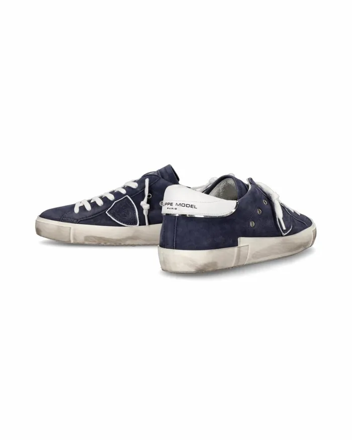 Men Prsx Low Sneakers Blue Shoes Paris Philippe Model Paris Casual