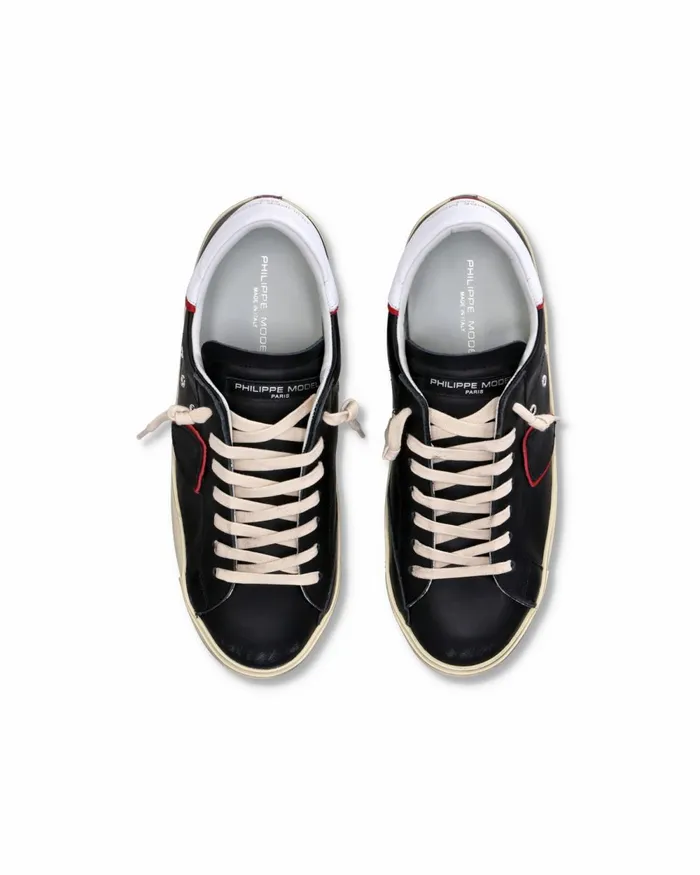 Men Prsx Sneakers BlackRed Shoes Paris Philippe Model Paris Casual