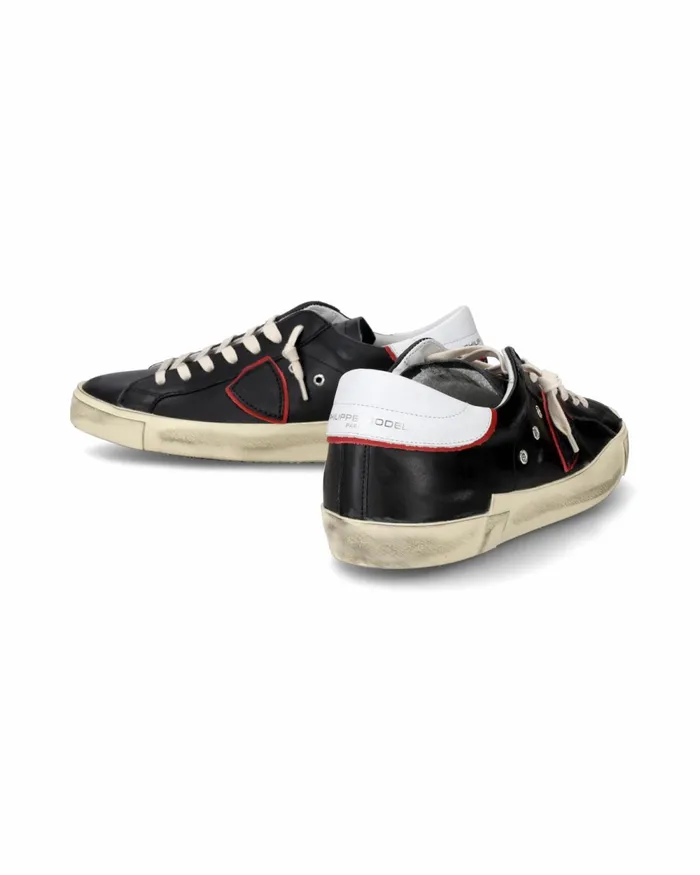 Men Prsx Sneakers BlackRed Shoes Paris Philippe Model Paris Casual