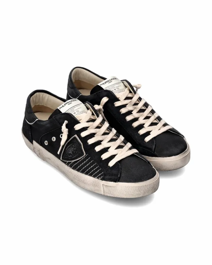 Men Prsx Sneakers Black Shoes For Man Philippe Model Paris Casual