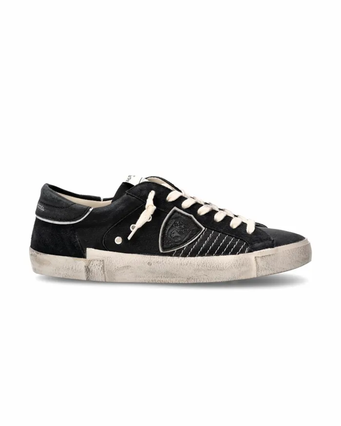 Men Prsx Sneakers Black Shoes For Man Philippe Model Paris Casual