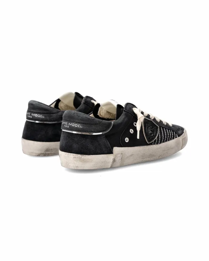 Men Prsx Sneakers Black Shoes For Man Philippe Model Paris Casual