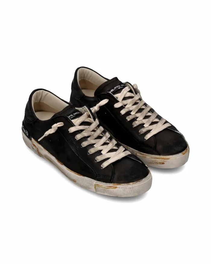 Men Prsx Sneakers Black Shoes PM Philippe Model Paris Casual