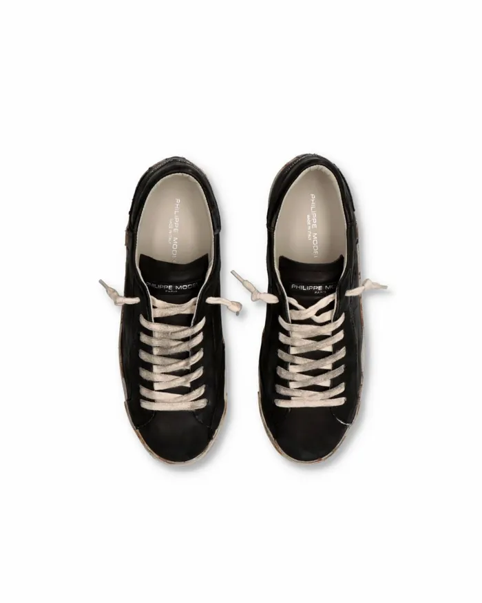 Men Prsx Sneakers Black Shoes PM Philippe Model Paris Casual