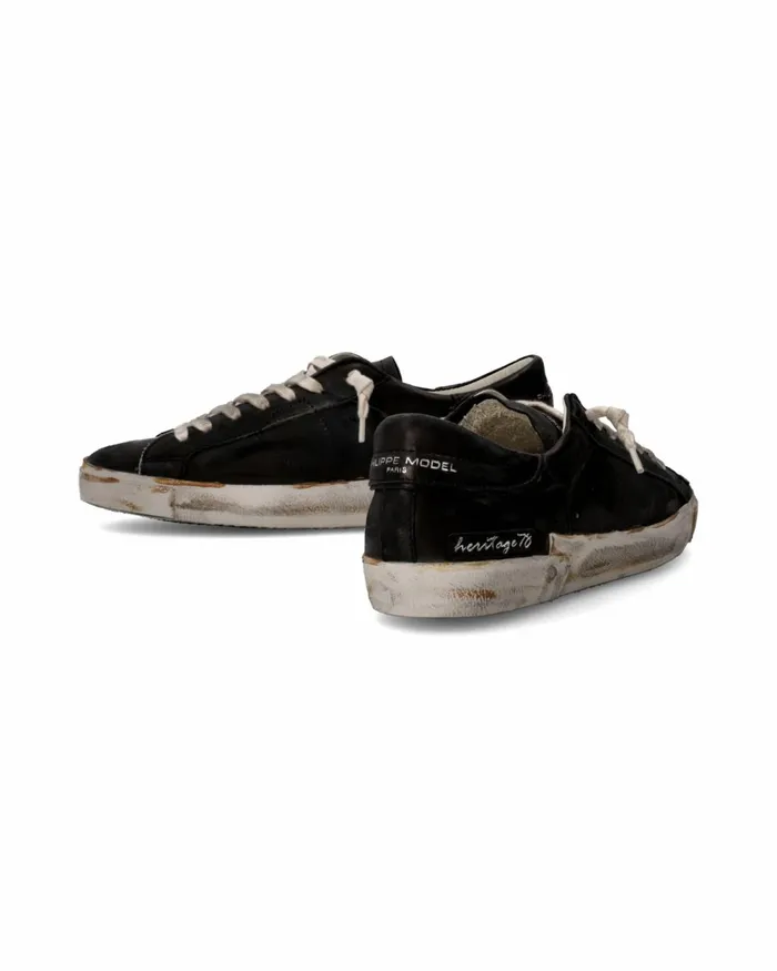 Men Prsx Sneakers Black Shoes PM Philippe Model Paris Casual