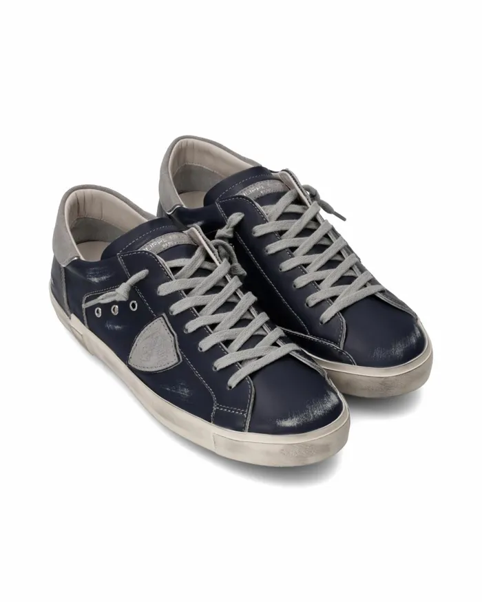 Men Prsx Sneakers Blue Shoes Paris Philippe Model Paris Casual