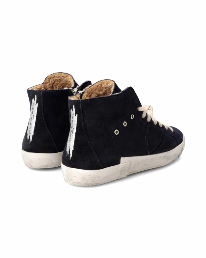 Men Prsx Sneakers Blue Shoes Philippe Model Paris Casual
