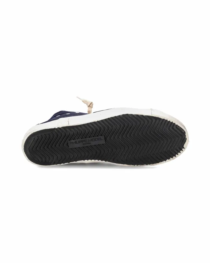 Men Prsx Sneakers Blue Shoes Philippe Model Paris Casual