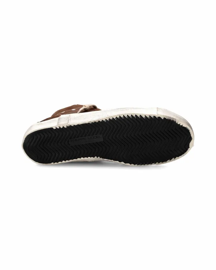 Men Prsx Sneakers Brown Shoes Philippe Model Paris Casual