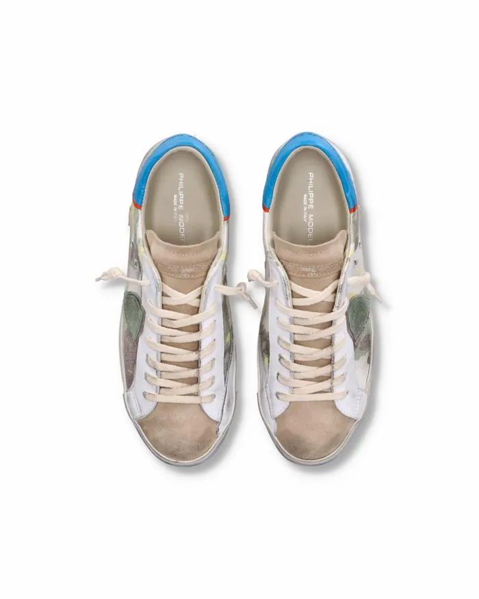 Men Prsx Sneakers GreenBlue Shoes Paris Philippe Model Paris Casual